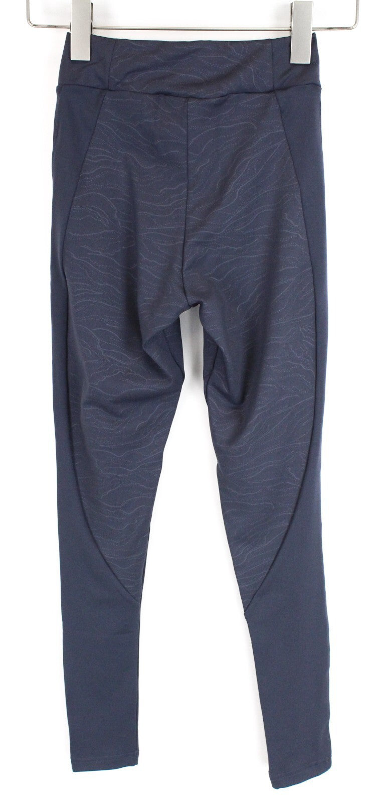 GYMSHARK Lustre Women Leggings S Blue Patterned Stretch Sportswear Activewear