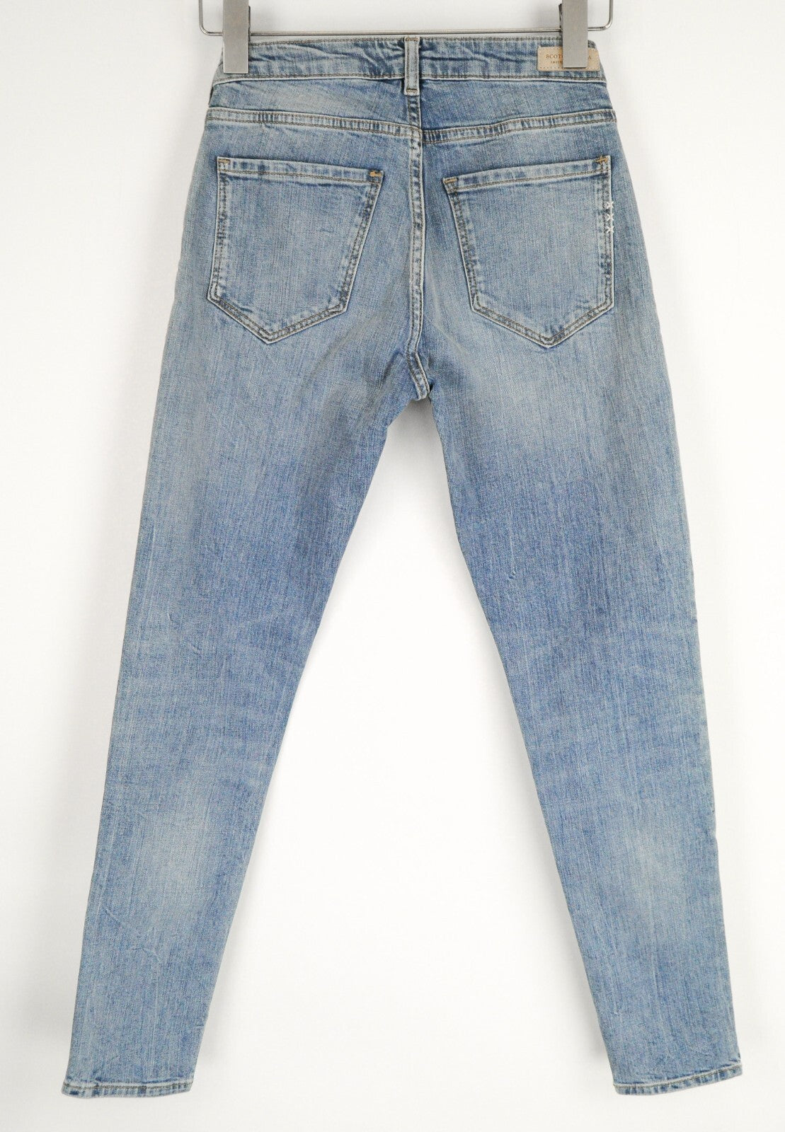 SCOTCH & SODA Ams Blauw Women Jeans W24/L32 Slim Fit Cotton Stretch Blue