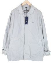 HARMONT & BLAINE XL Grey Trench Jacket Men's Embroidered Mid-Length Classic