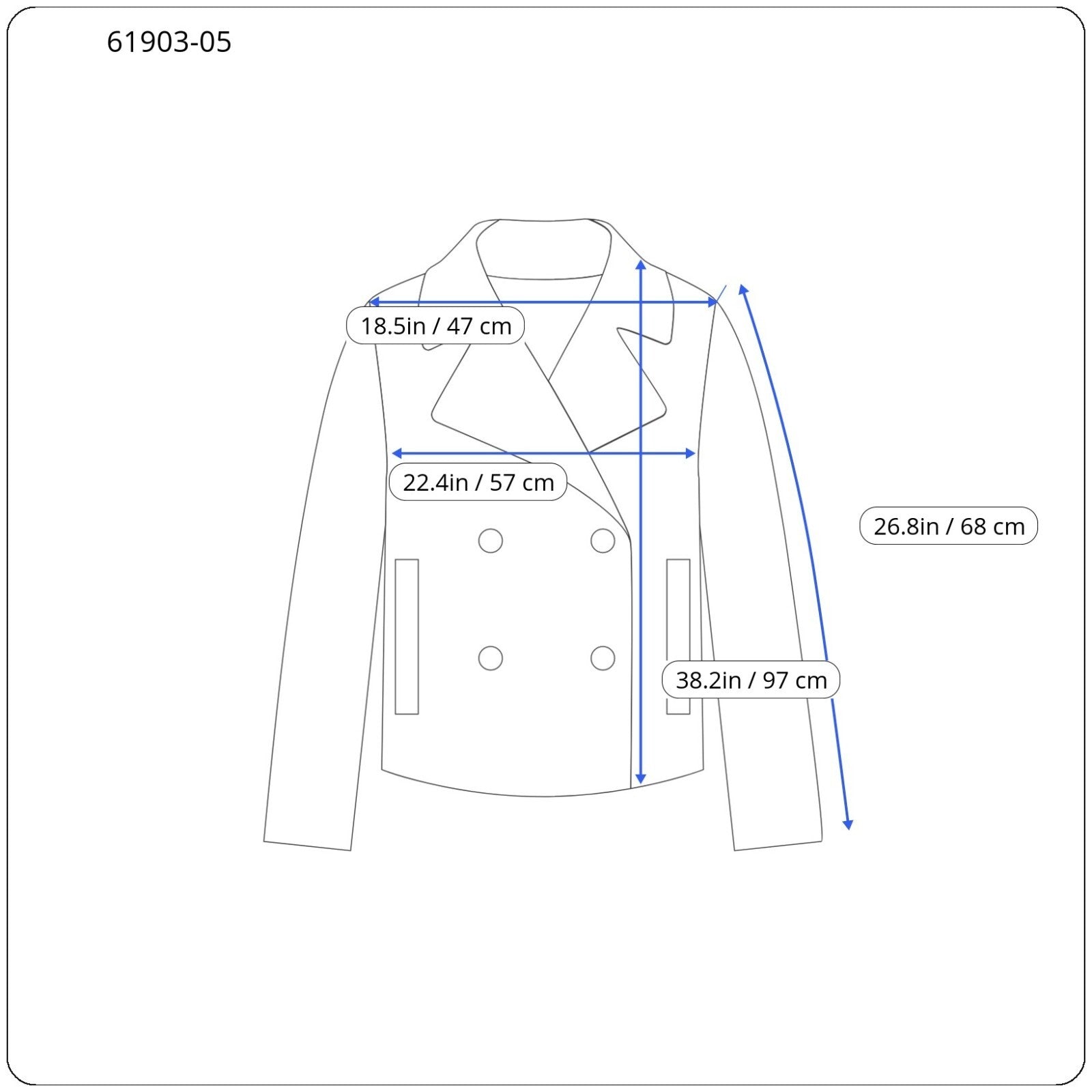 GOOD GENES Men's Coat 52 Black Wool Blend Peak Lapel Single Breasted Lined