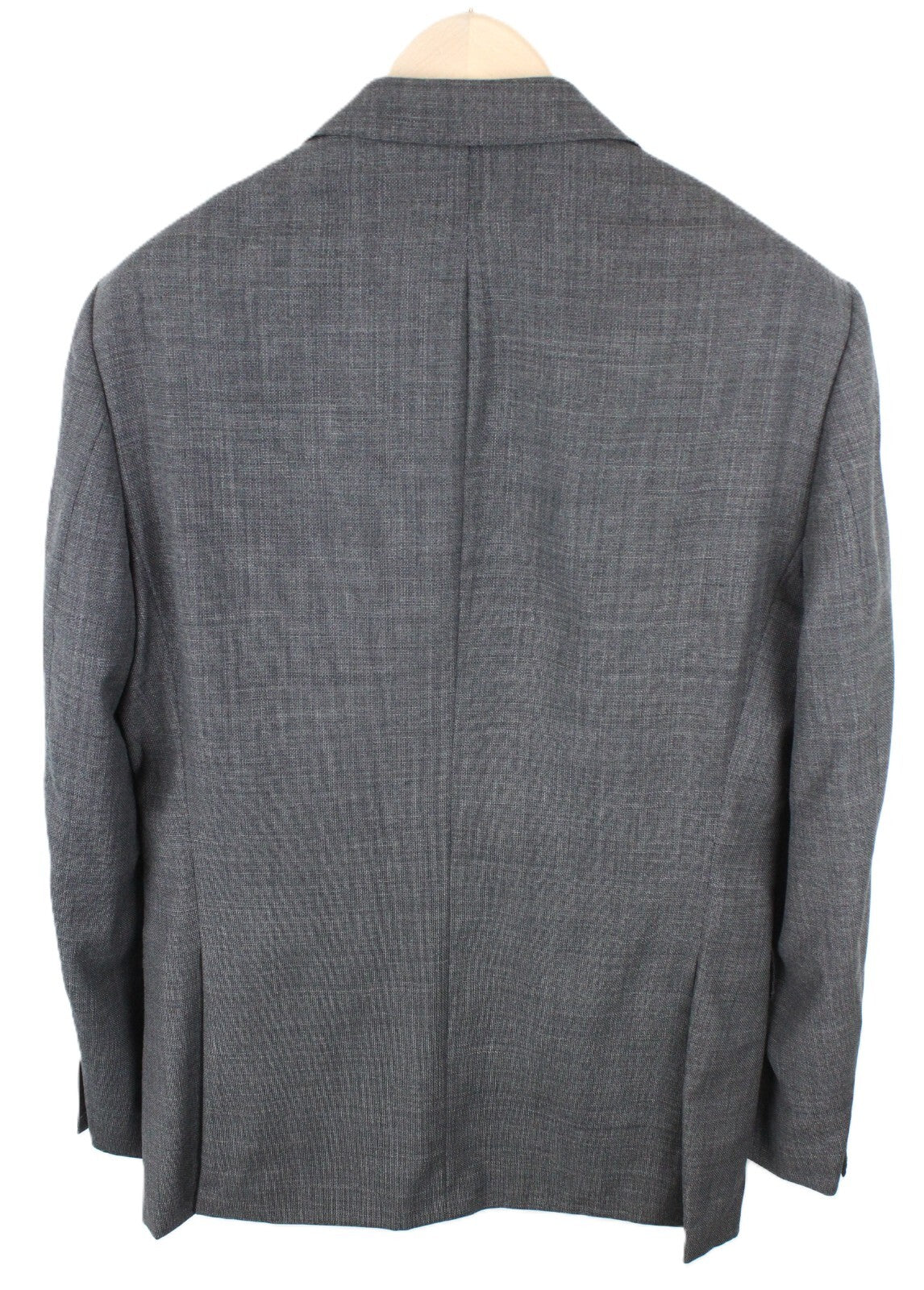 SUITSUPPLY Napoli UK40L Men's Grey Super 110's Wool Slim Fit Blazer