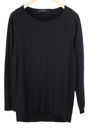 SCOTCH & SODA M Black Long Sleeve Tee Pullover Cotton Men's Ams Couture