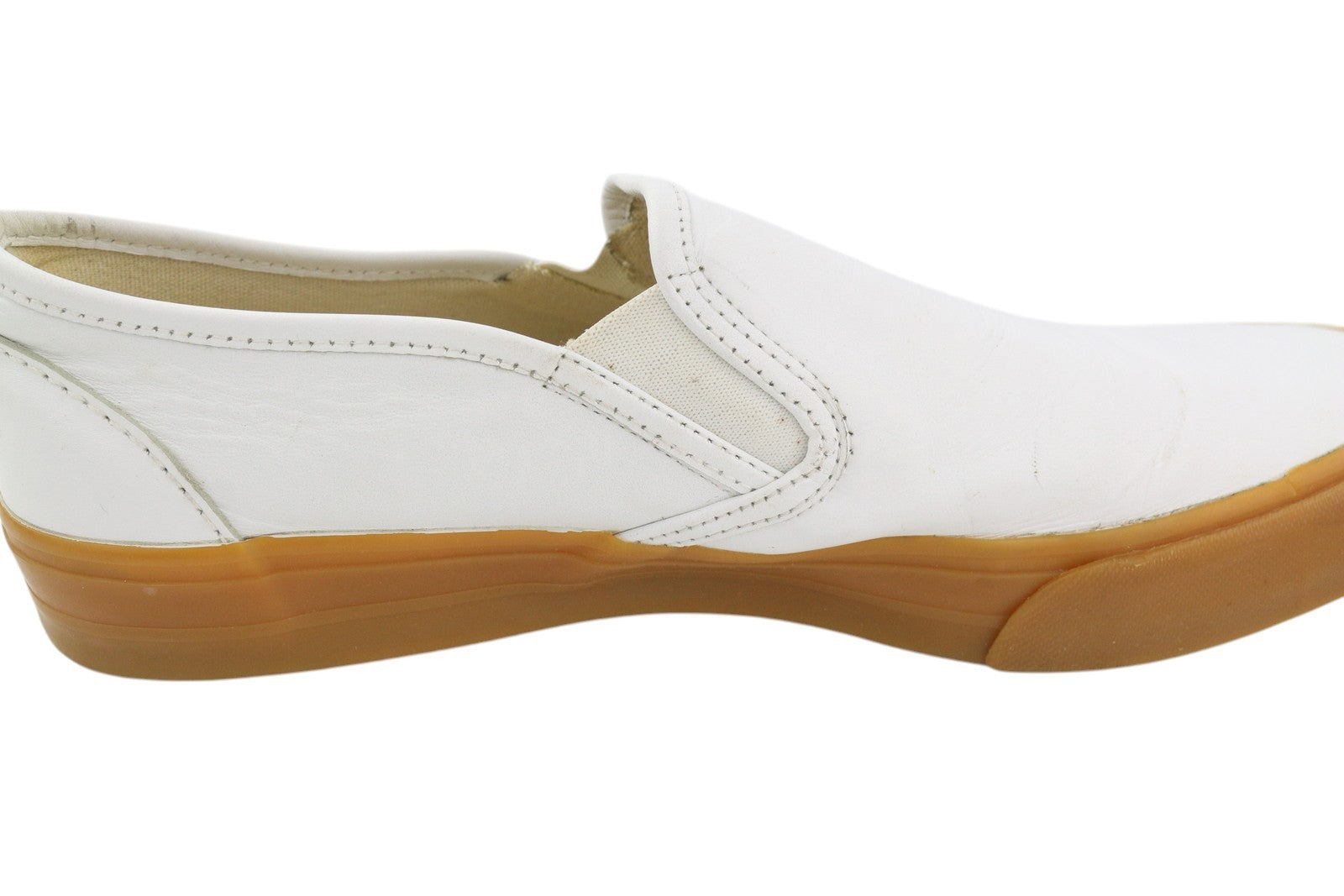 JUNYA WATANABE Comme Des Garcons Men Shoes EU38.5 White Leather Slip On