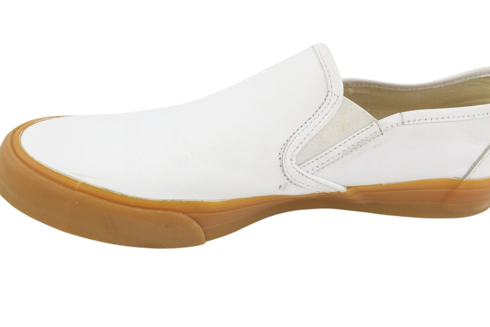 JUNYA WATANABE Comme Des Garcons Men Shoes EU38.5 White Leather Slip On