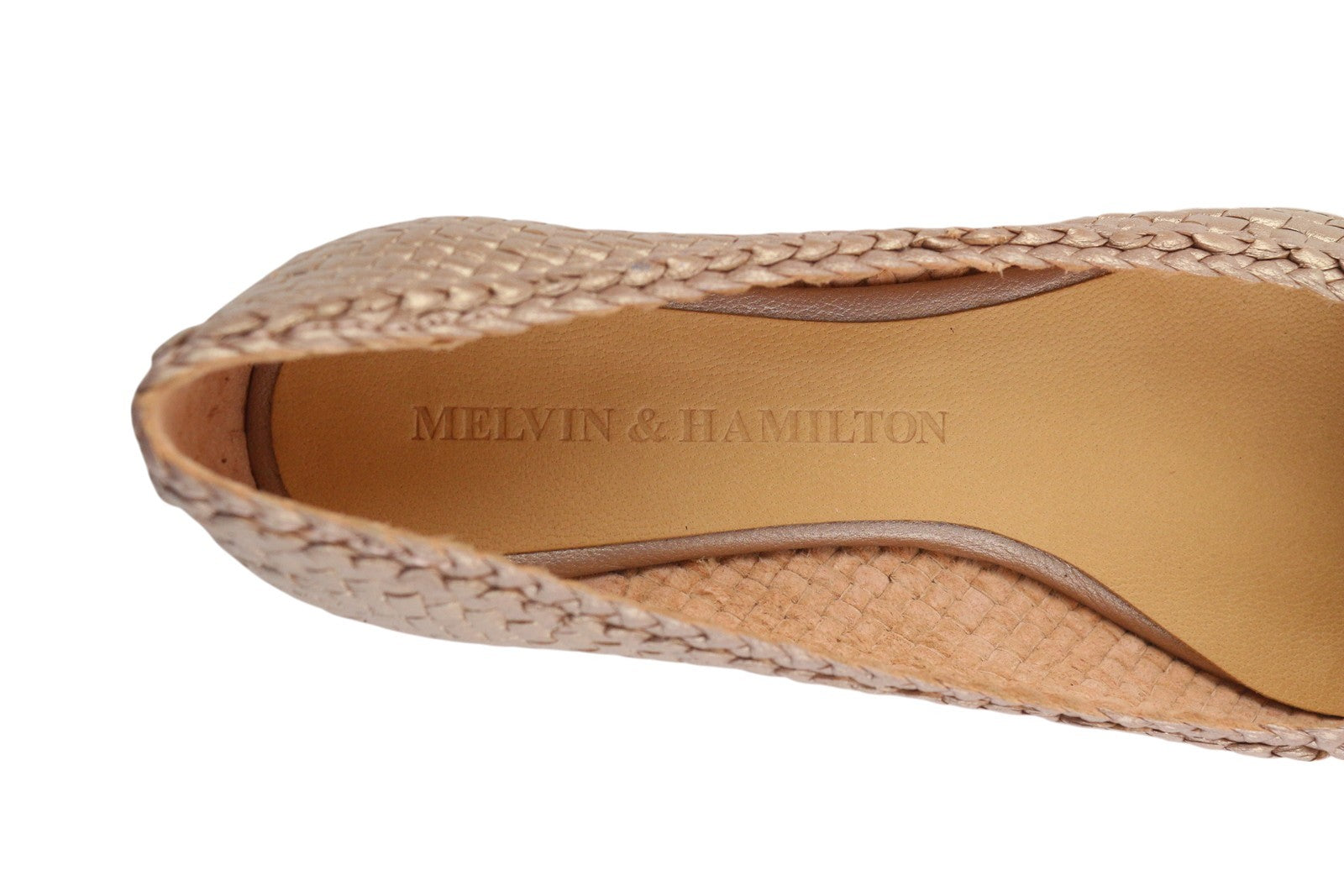 MELVIN & HAMILTON Kate 5 Women Shoes EU35 Rose Gold Pumps Ballerina RRP€189