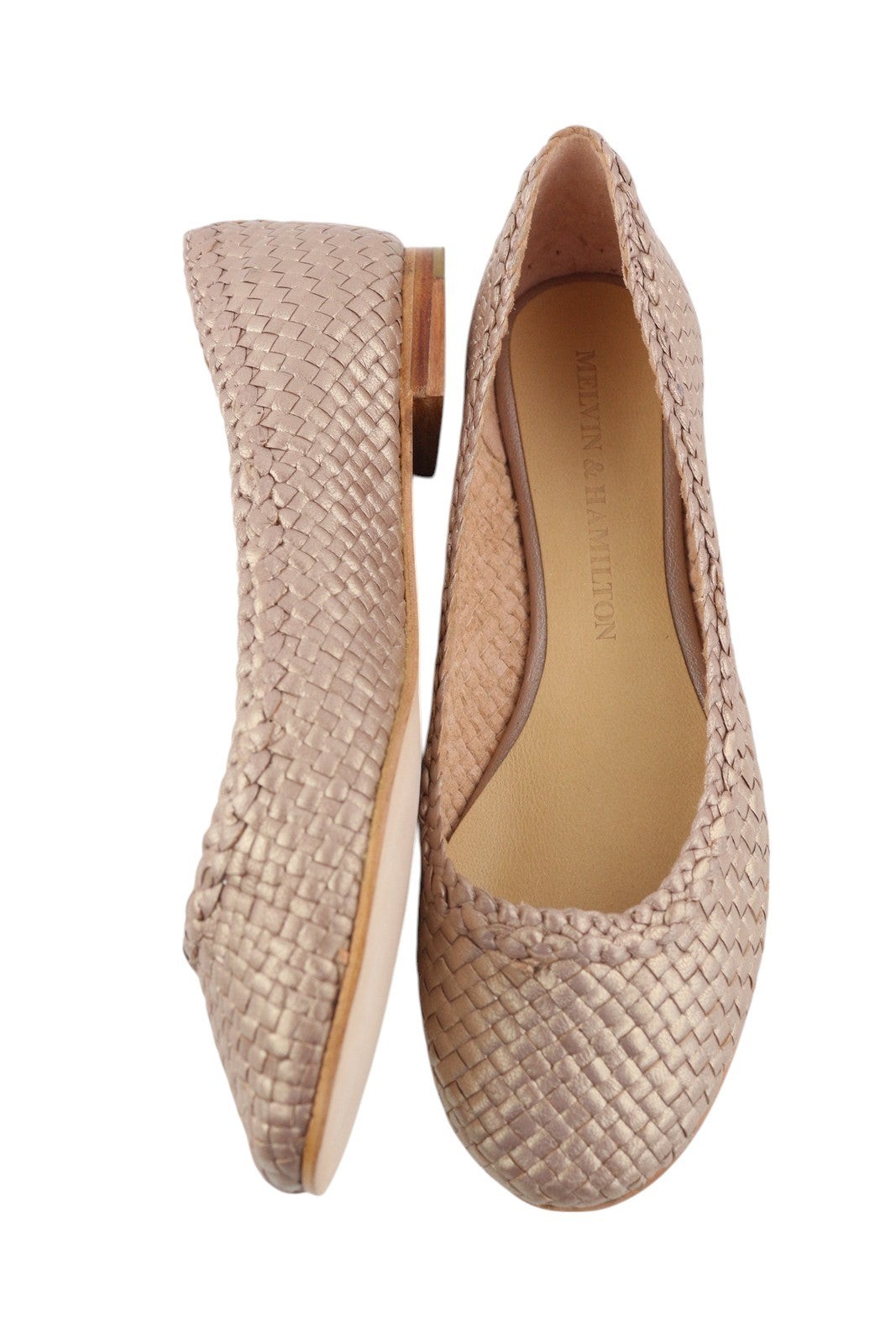 MELVIN & HAMILTON Kate 5 Women Shoes EU35 Rose Gold Pumps Ballerina RRP€189