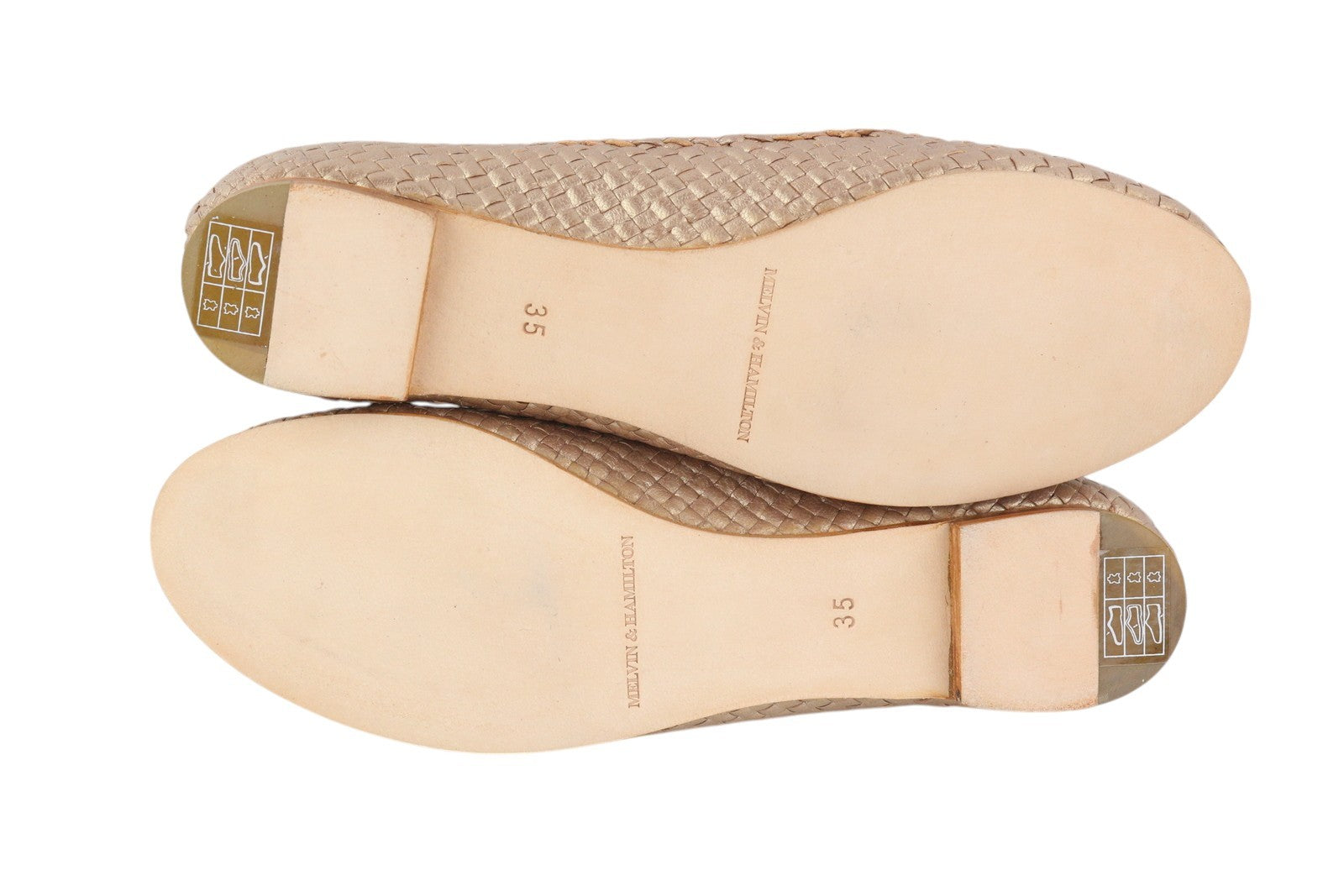 MELVIN & HAMILTON Kate 5 Women Shoes EU35 Rose Gold Pumps Ballerina RRP€189