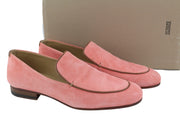 CLOSED Women Shoes EU36 Light Pink Suede Leather Almond Toe Slip On Loafers