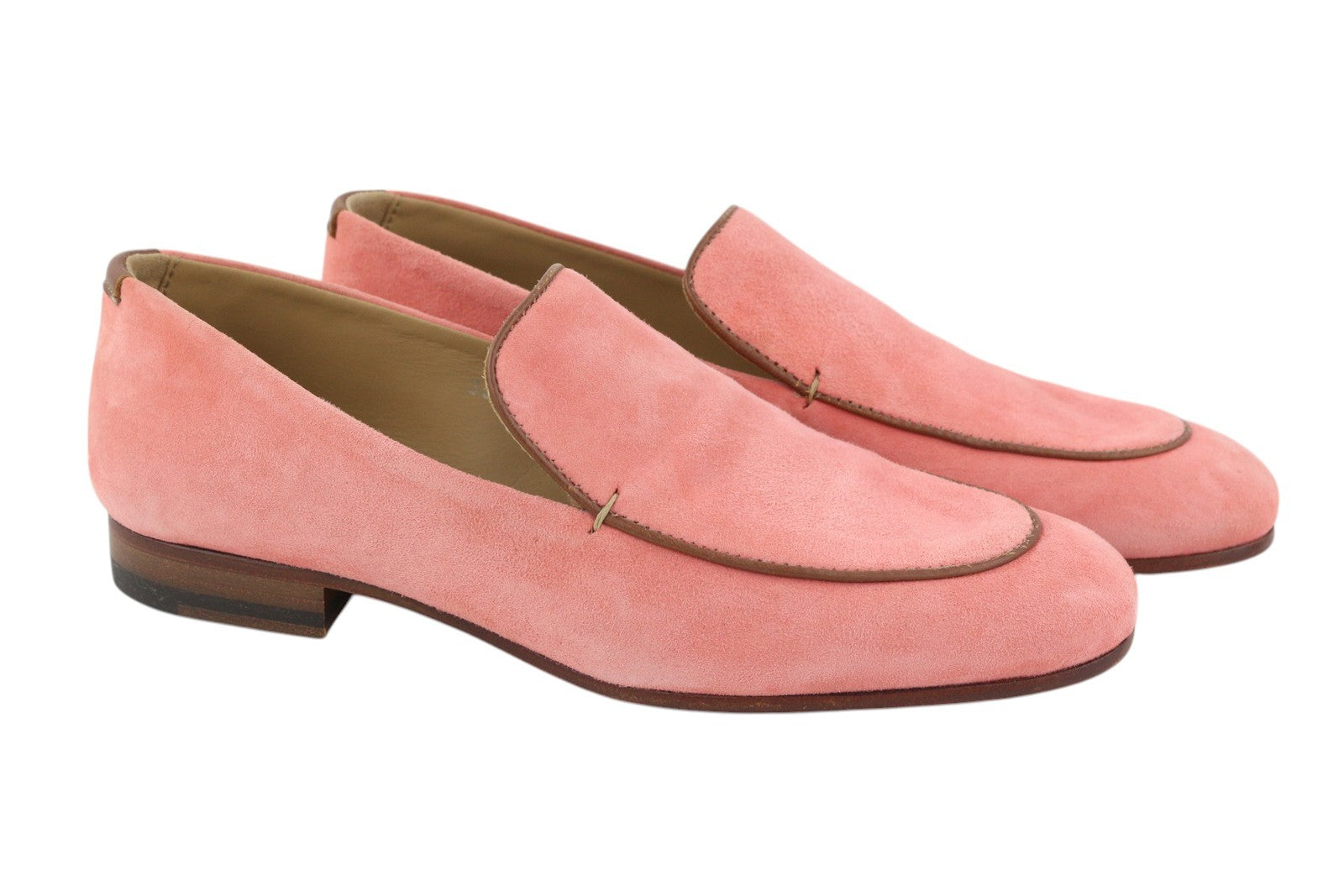 CLOSED Women Shoes EU36 Light Pink Suede Leather Almond Toe Slip On Loafers