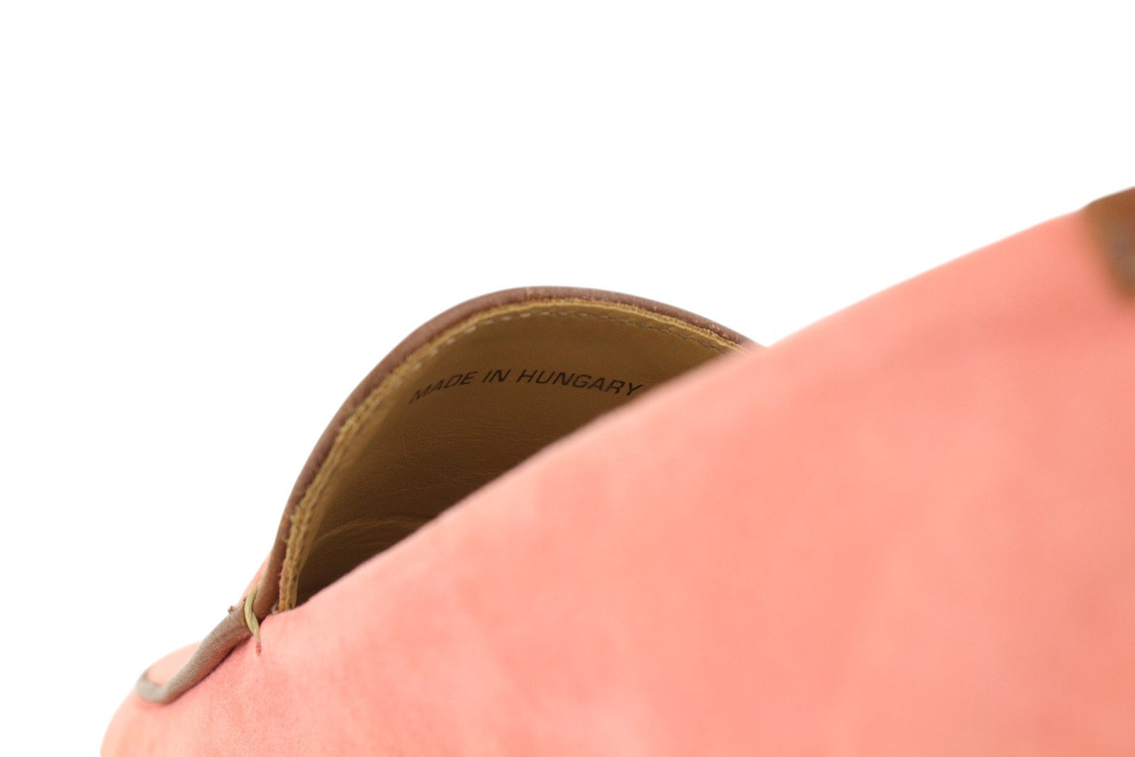 CLOSED Women Shoes EU37 Light Pink Suede Leather Almond Toe Slip On Loafers