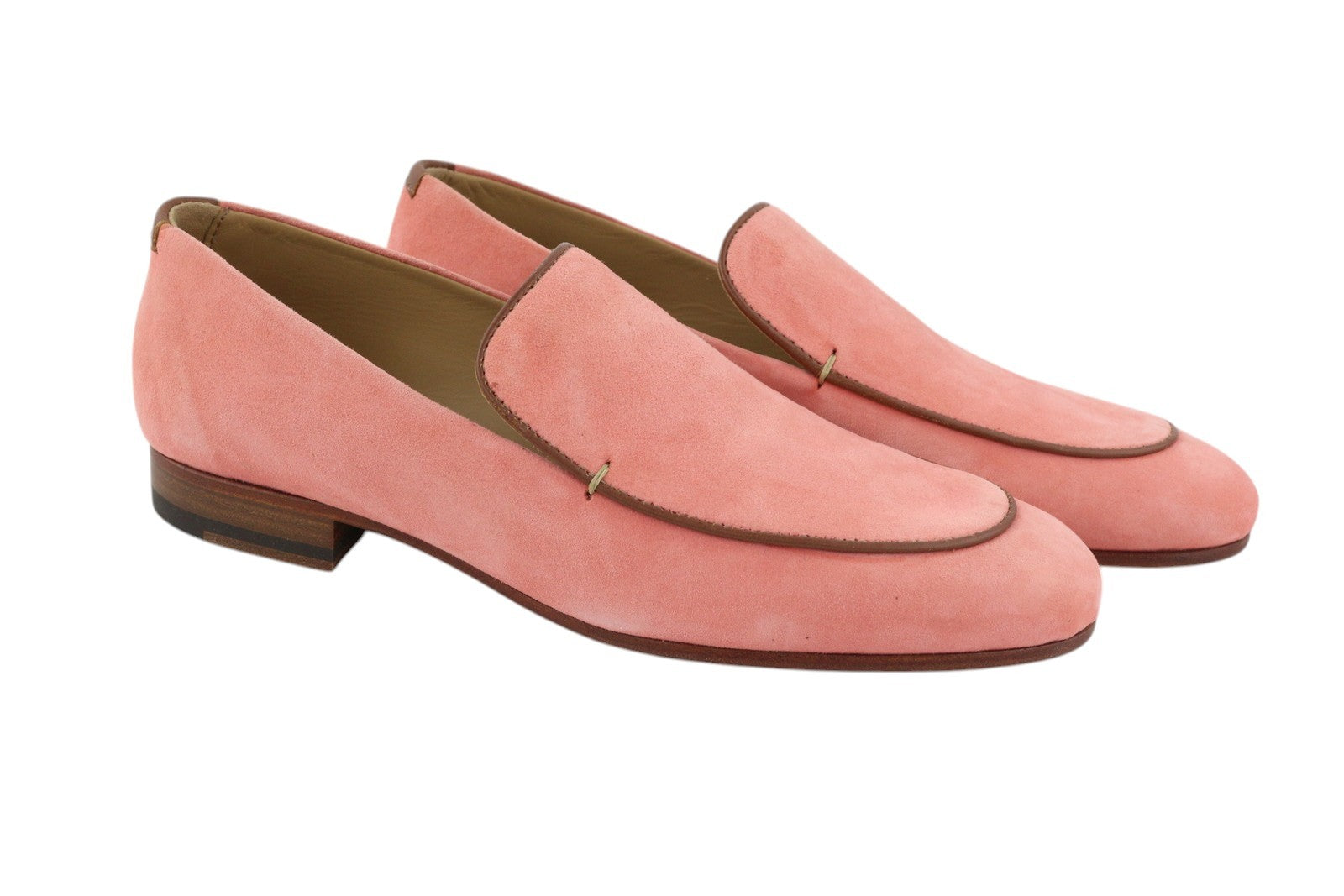 CLOSED Women Shoes EU37 Light Pink Suede Leather Almond Toe Slip On Loafers