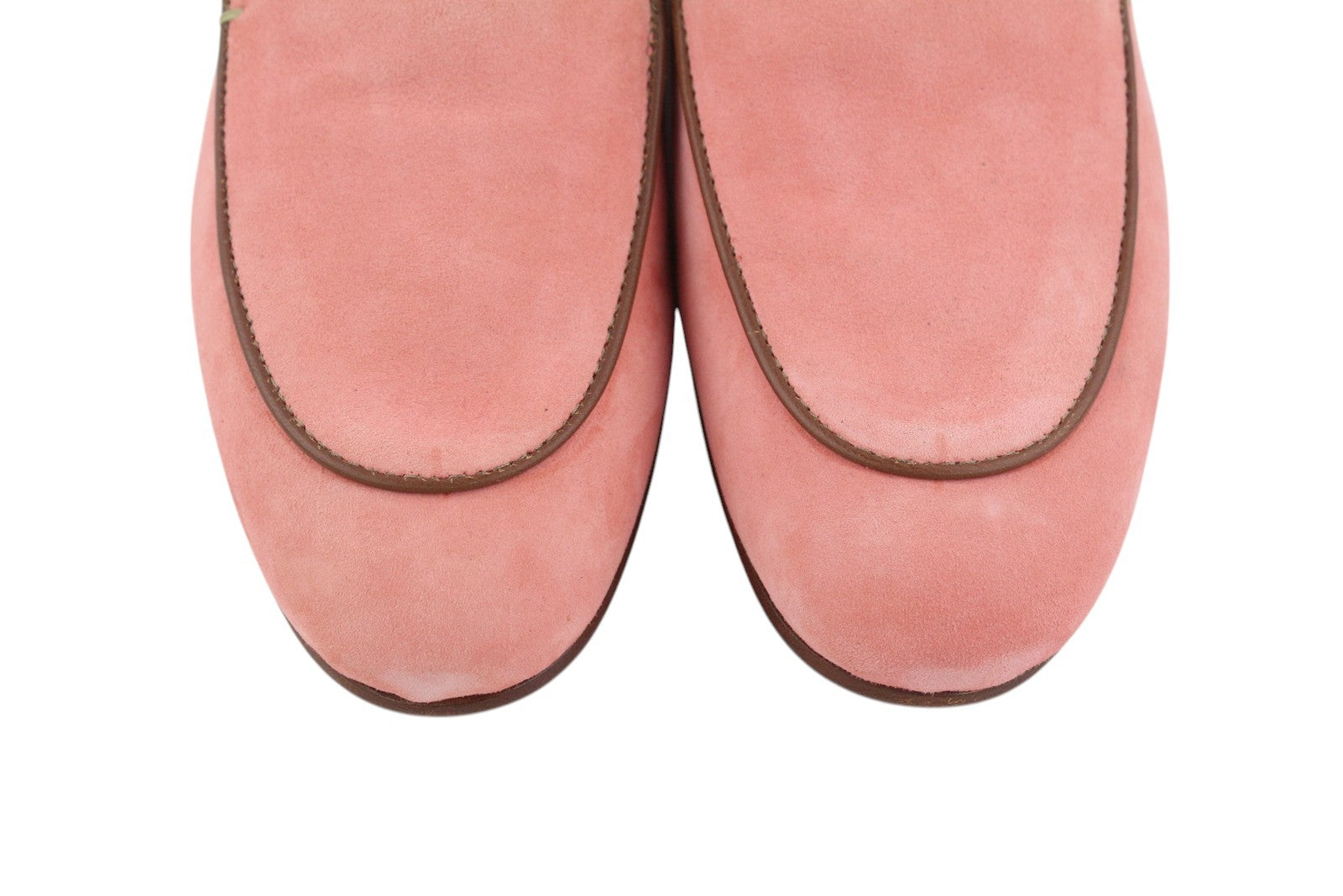 CLOSED Women Shoes EU37 Light Pink Suede Leather Almond Toe Slip On Loafers