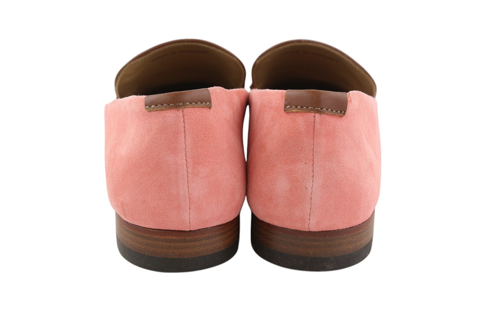 CLOSED Women Shoes EU37 Light Pink Suede Leather Almond Toe Slip On Loafers