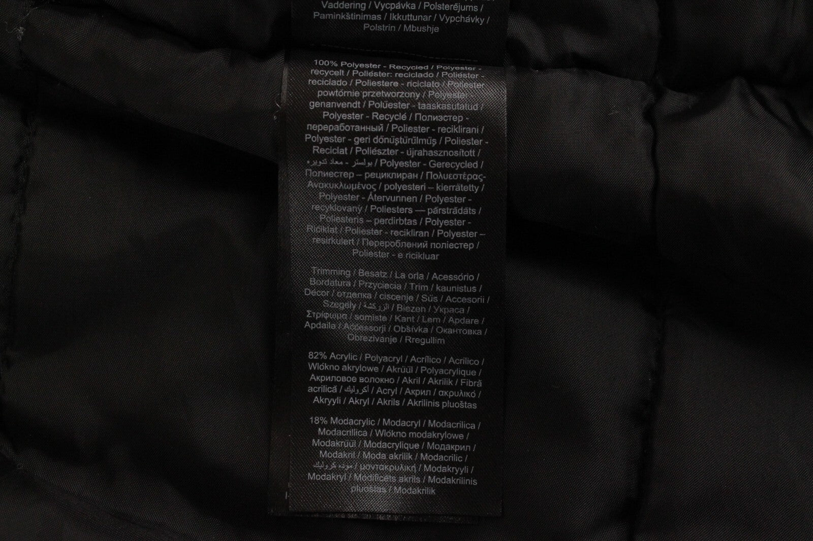 VERO MODA Womens Jacket XS Faux Fur Black Lined Hooded Long Parka