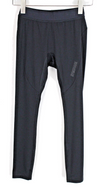 Black Polyester Sport Leggings