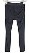 Black Polyester Sport Leggings