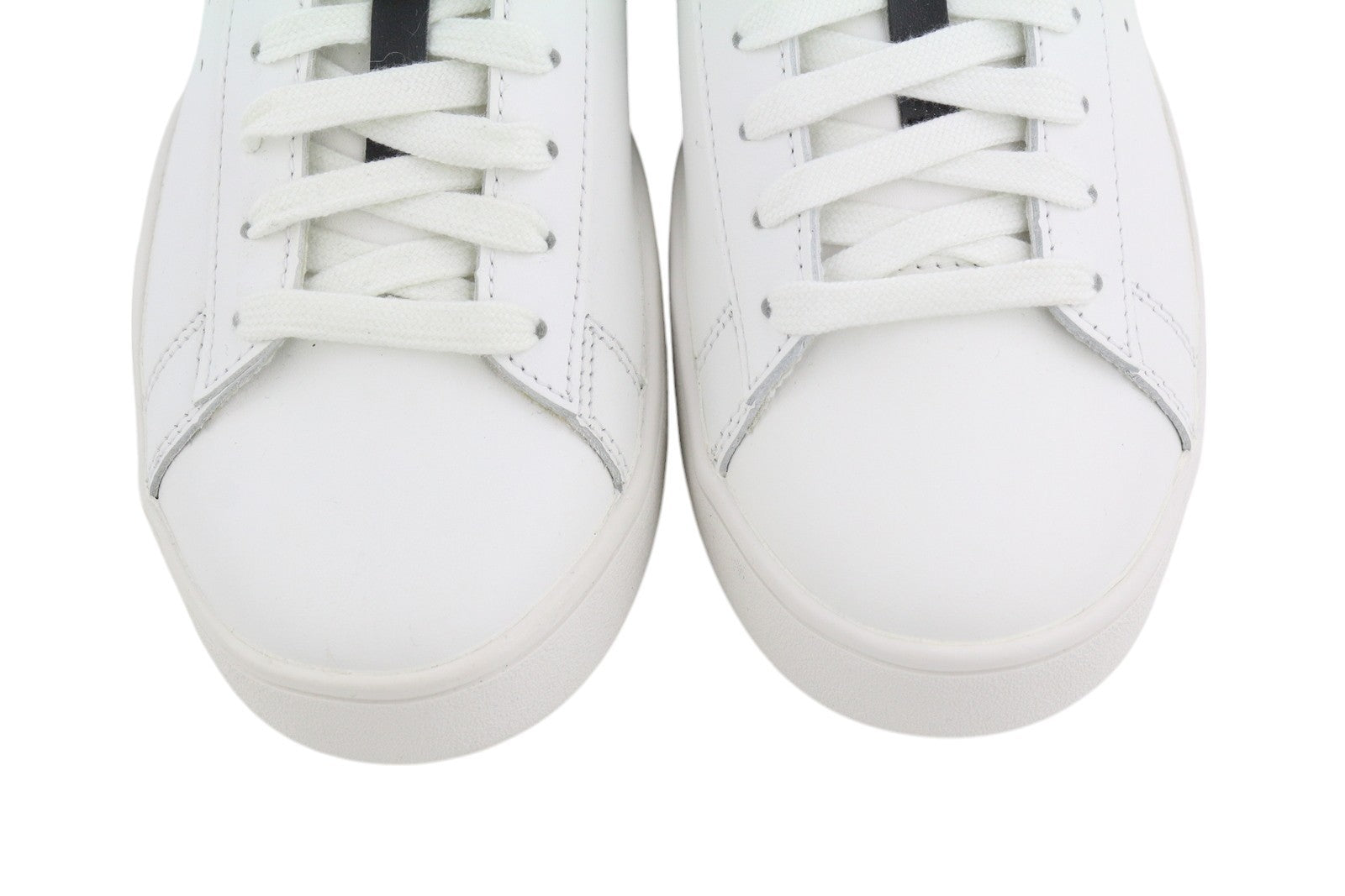 DIESEL S-Clever Low W Women Sneakers EU38 White Cow Leather Almond Toe RRP€120
