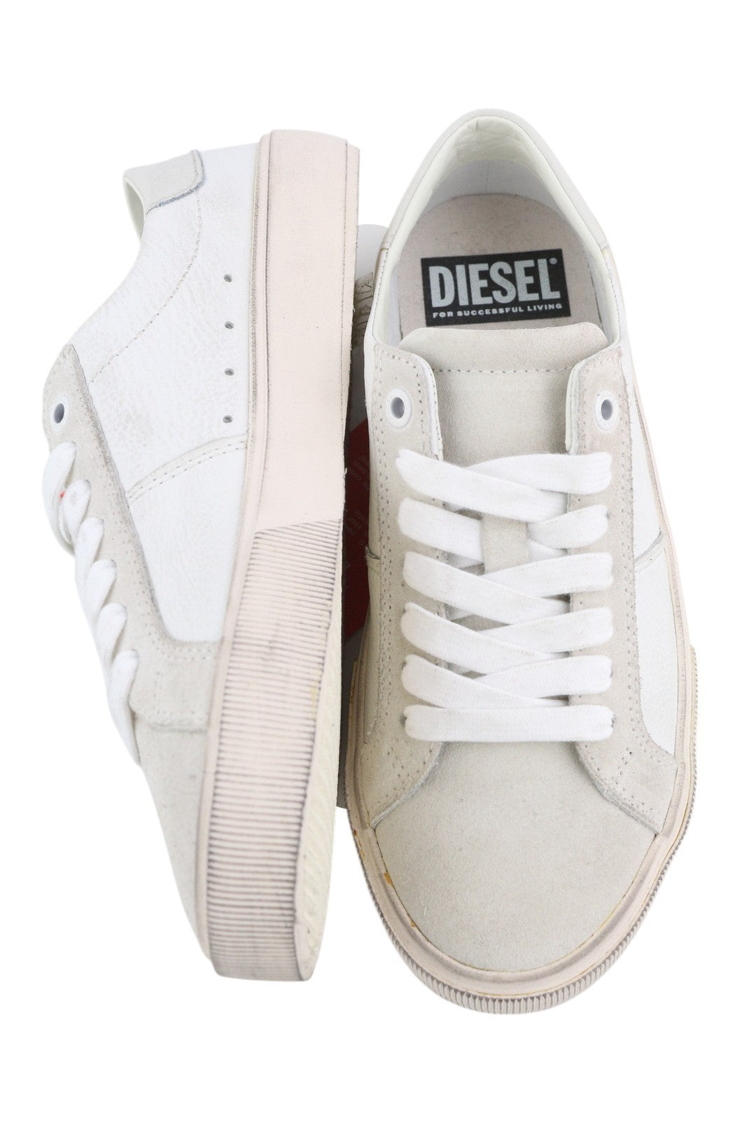 DIESEL S-Mydori Lc W Women Sneakers EU36 Light Leather Almond Toe RRP€160