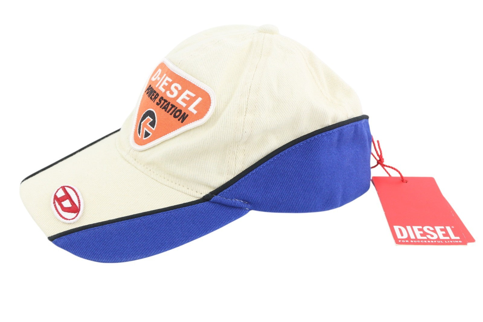 DIESEL C-Pavel Men Cap 2 Baseball Cotton Power Station Embroidered RRP€100