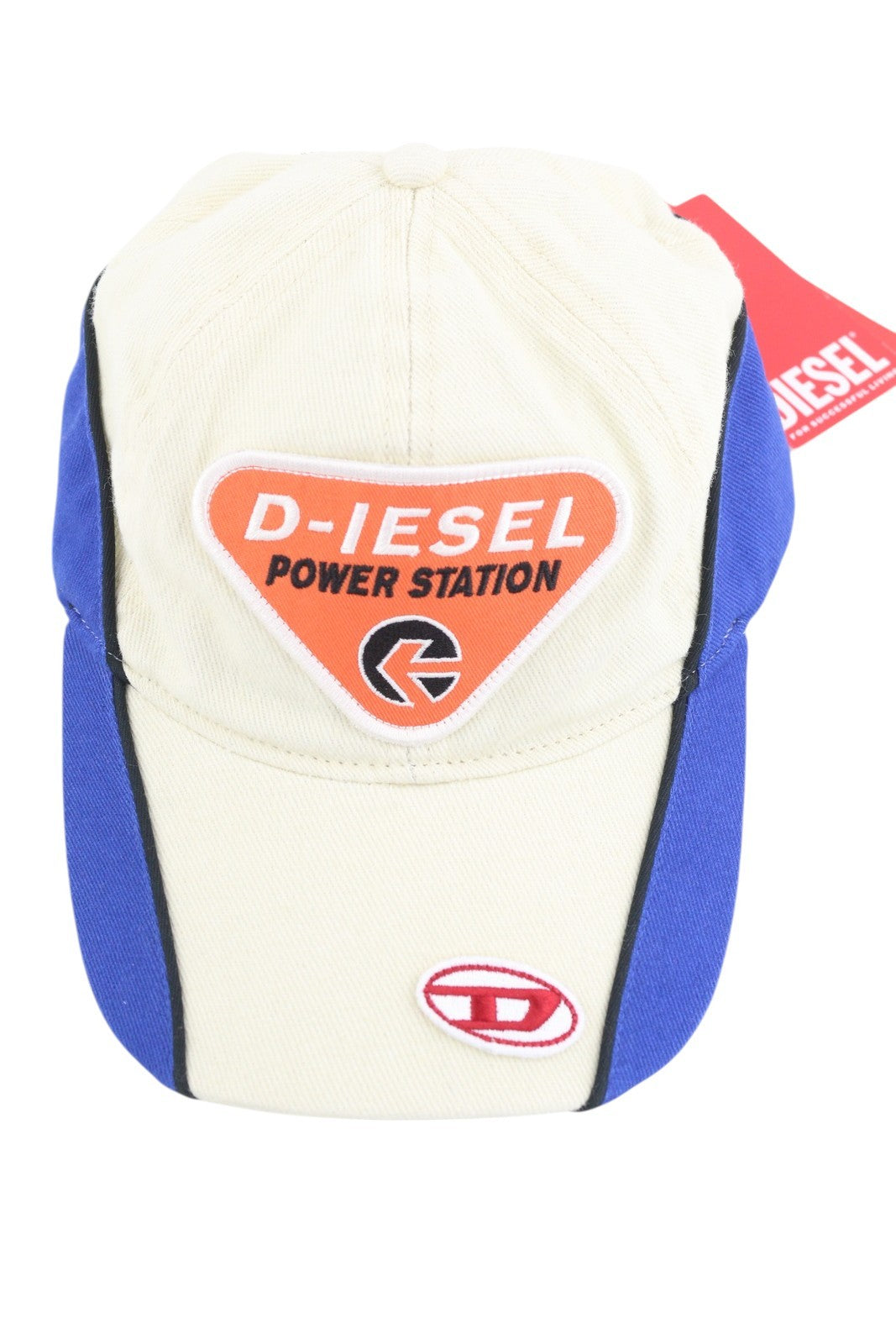 DIESEL C-Pavel Men Cap 2 Baseball Cotton Power Station Embroidered RRP€100
