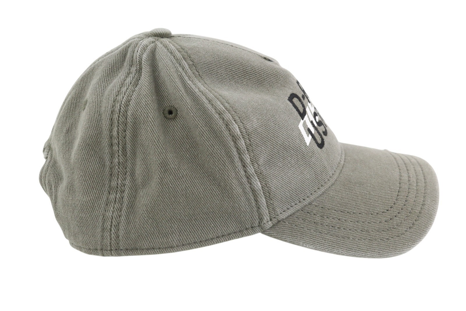 DIESEL C-Stone Men Cap 2 Baseball D-Rill Usion Embroidered Khaki Cotton RRP€70