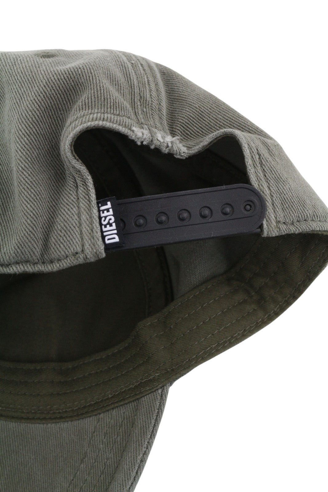 DIESEL C-Stone Men Cap 2 Baseball D-Rill Usion Embroidered Khaki Cotton RRP€70