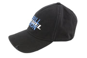 DIESEL C-Stone Men Cap 2 Baseball D-Rill Usion Embroidered Black Cotton RRP€70