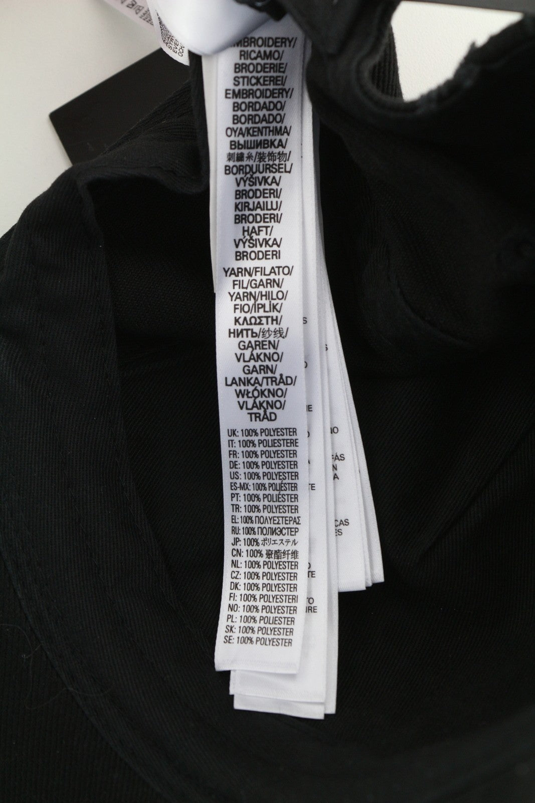 DIESEL C-Stone Men Cap 2 Baseball D-Rill Usion Embroidered Black Cotton RRP€70