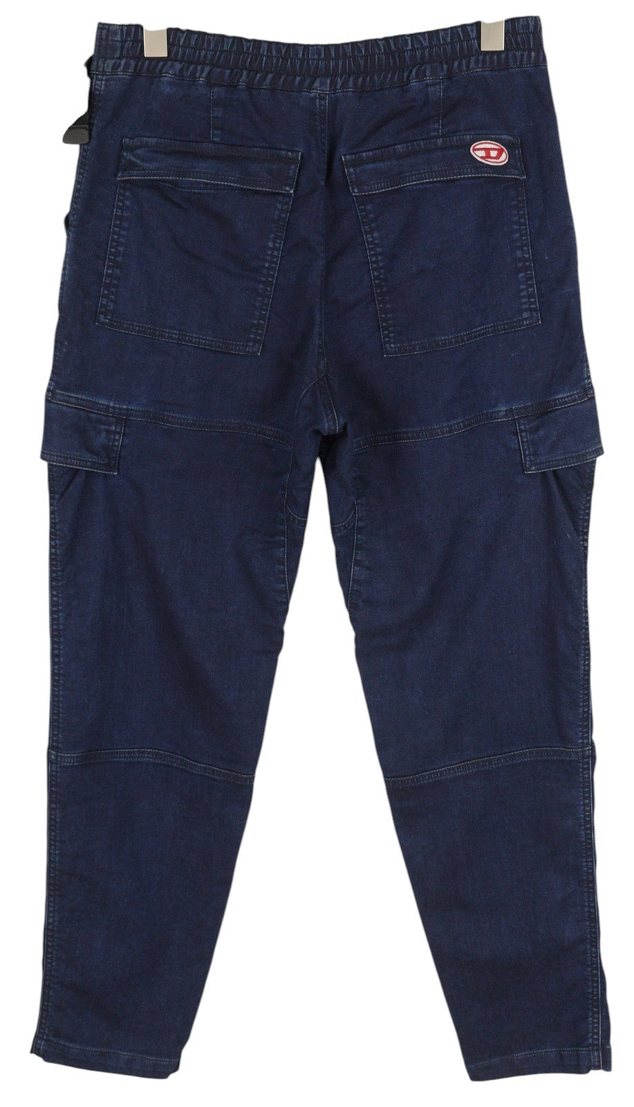 DIESEL D-Krooley-Cargo-Ne 069ZJ Men Jeans W32 Belted Tapered Leg RRP€295 Blue