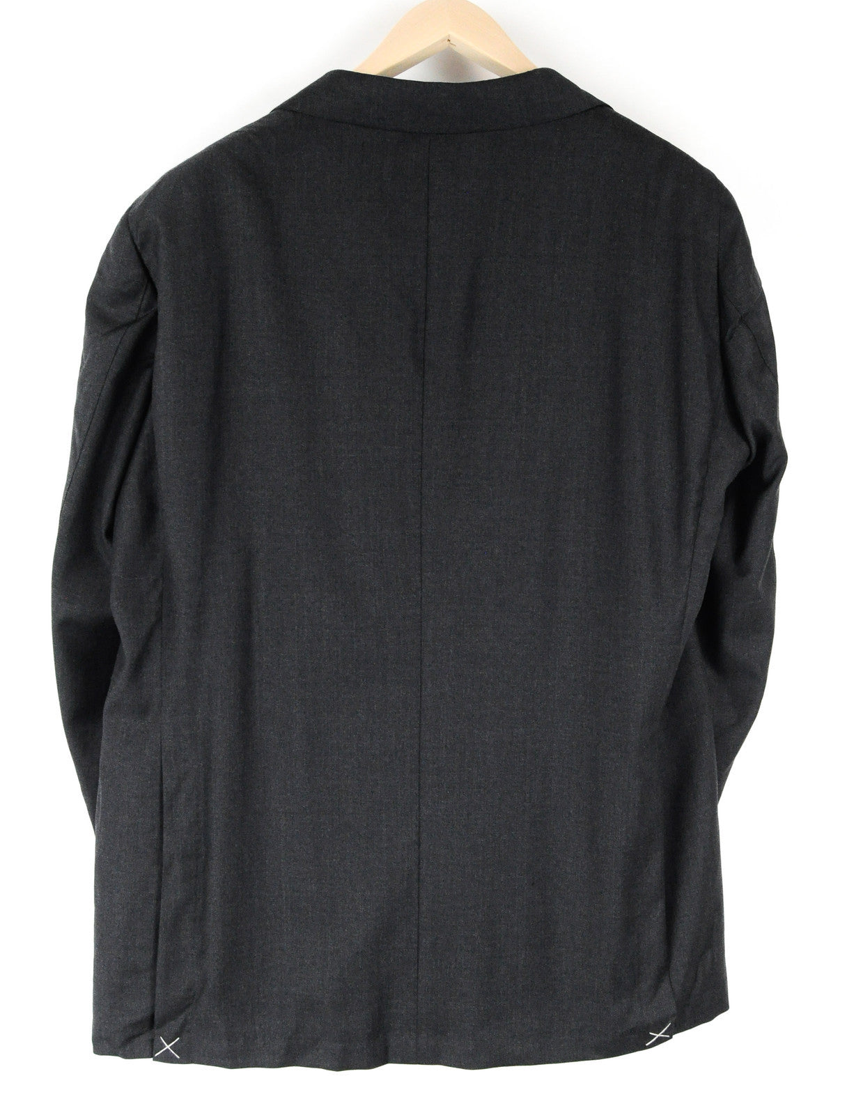 „SUITSUPPLY La Spalla“ vyriškas pilkas vilnonis švarkas su pamušalu, klasikinis, vienaeilis, UK50S 