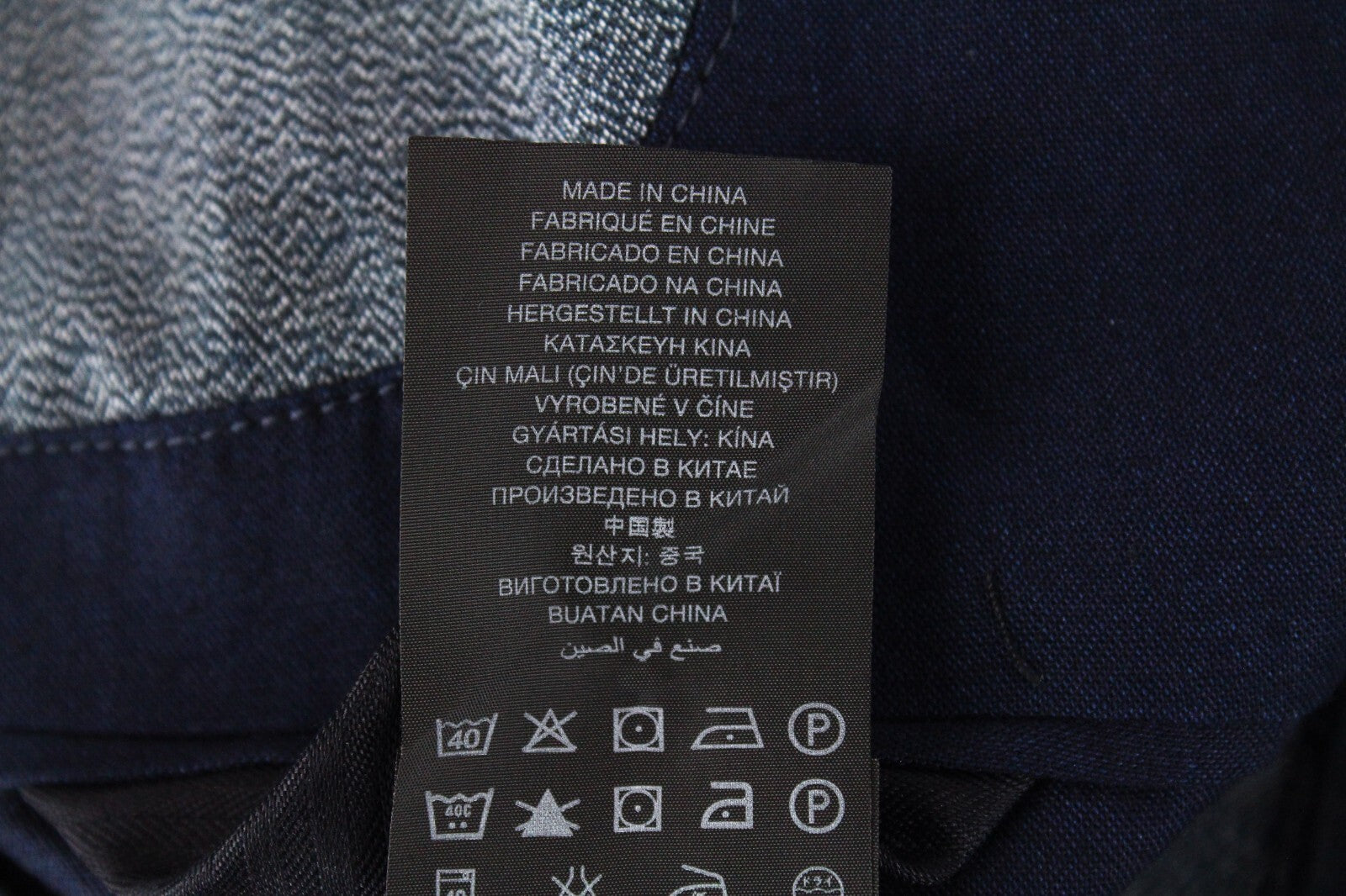 G-STAR Mens Jacket 52 Blue Shattor Omega Single-Breasted Collared Cotton