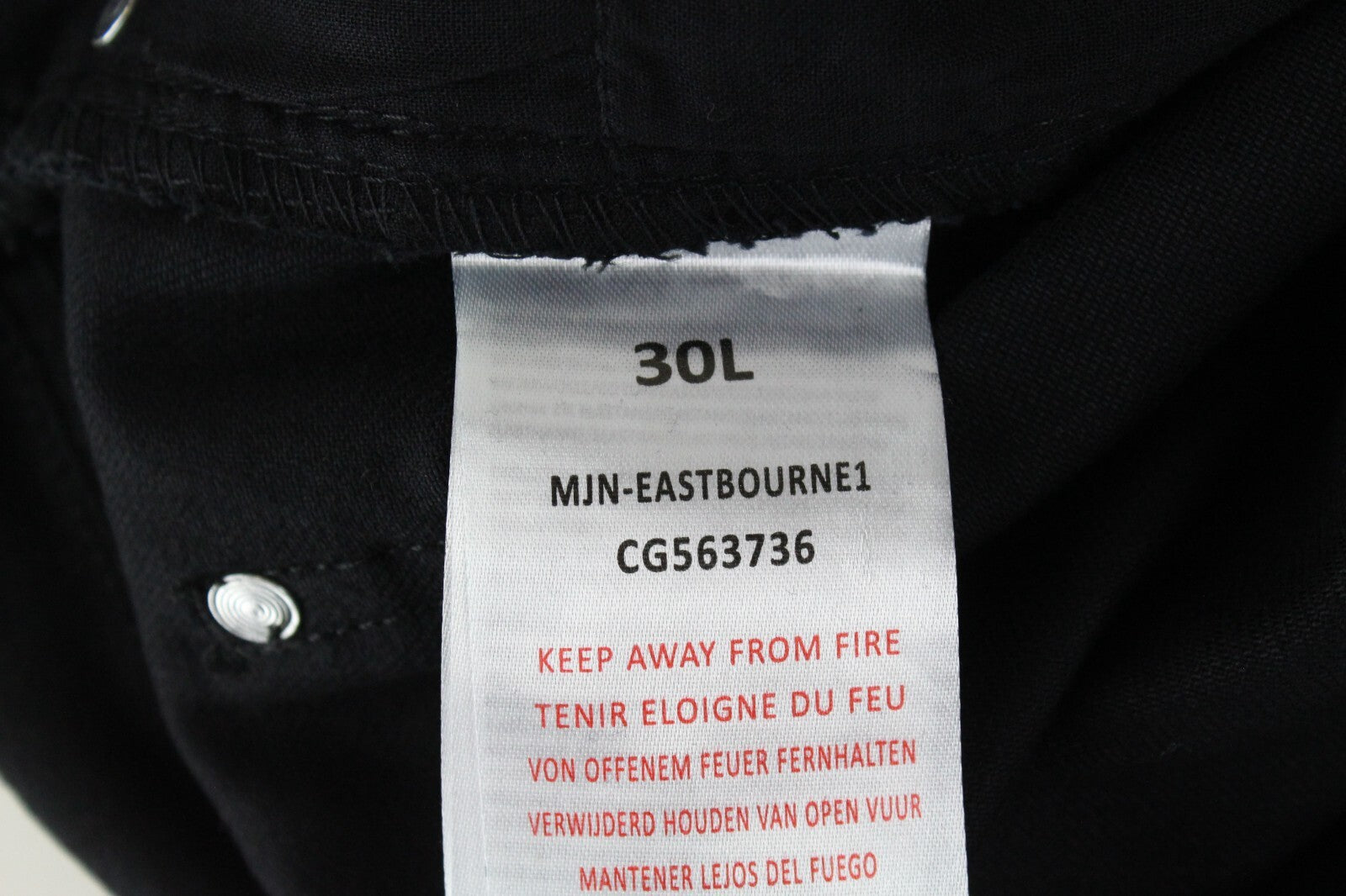 BRAVE SOUL vyriški džinsai, 30 dydžio, aptempti, juodi, su sagomis, tamprūs, Eastbourne stiliaus