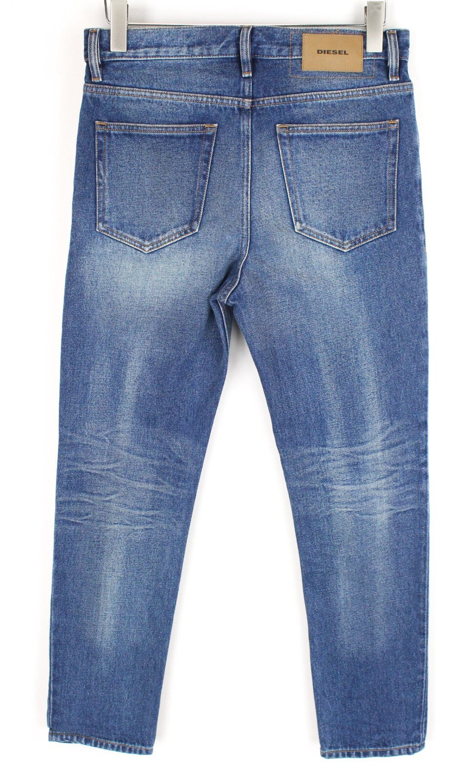 DIESEL Mens Jeans W29/L32 Tapered Light Blue Button-Fly D-Aygle 0076Y Cotton