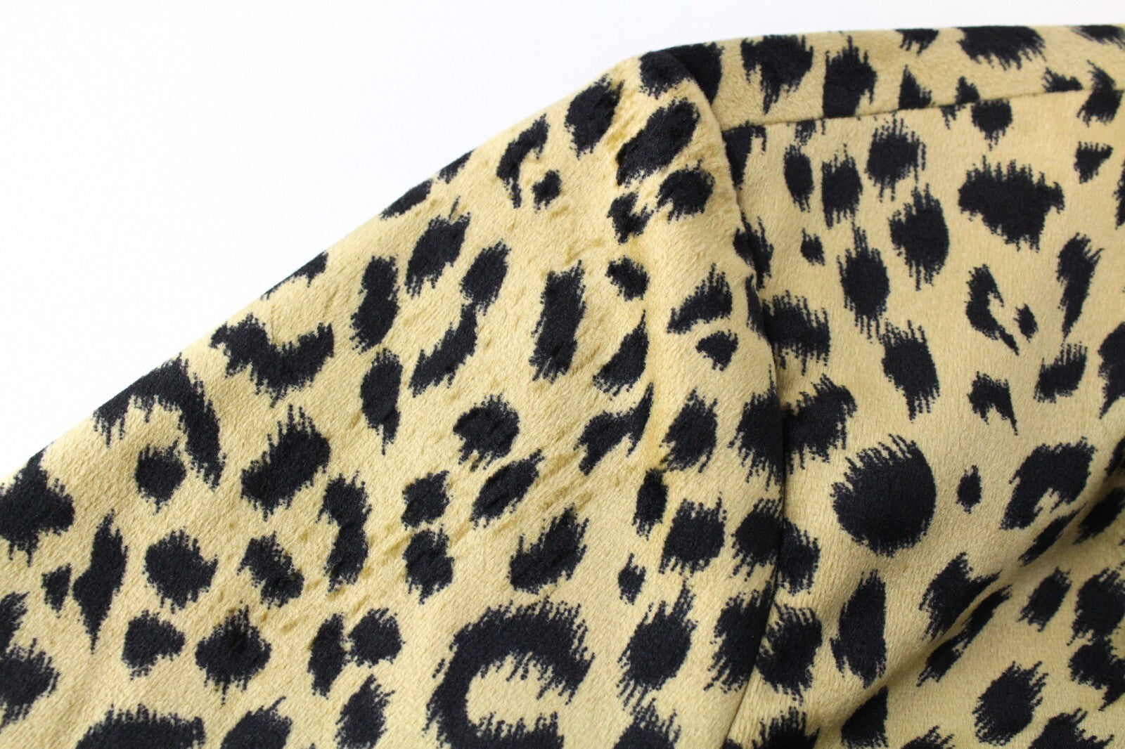 MAISON SCOTCH Womens Blazer S Leopard Print Notch Lapel Short Club Voyage