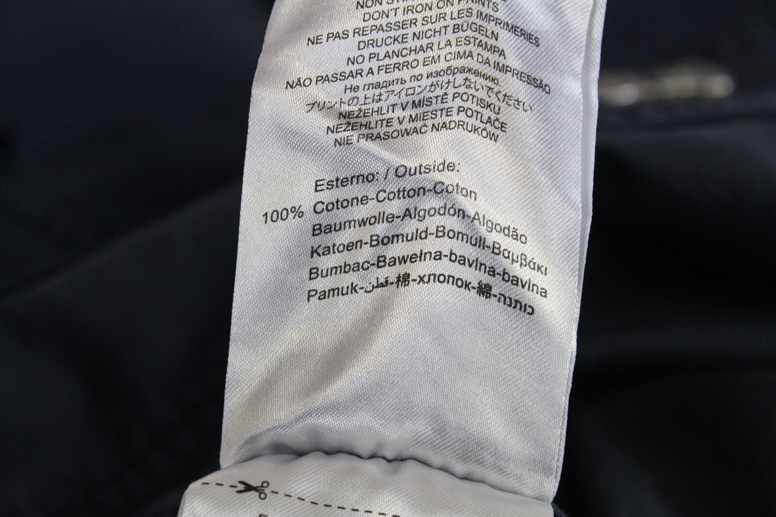 REPLAY Mens Jacket M Dark Blue Casual Military Zip-Up Lined Faded Style