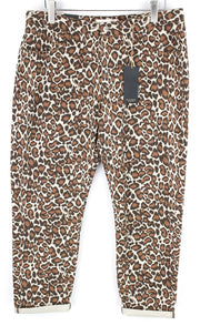 MAISON SCOTCH Womens Jeans W32/L32 Cheetah Pattern Slim Bandit Tapered Cotton