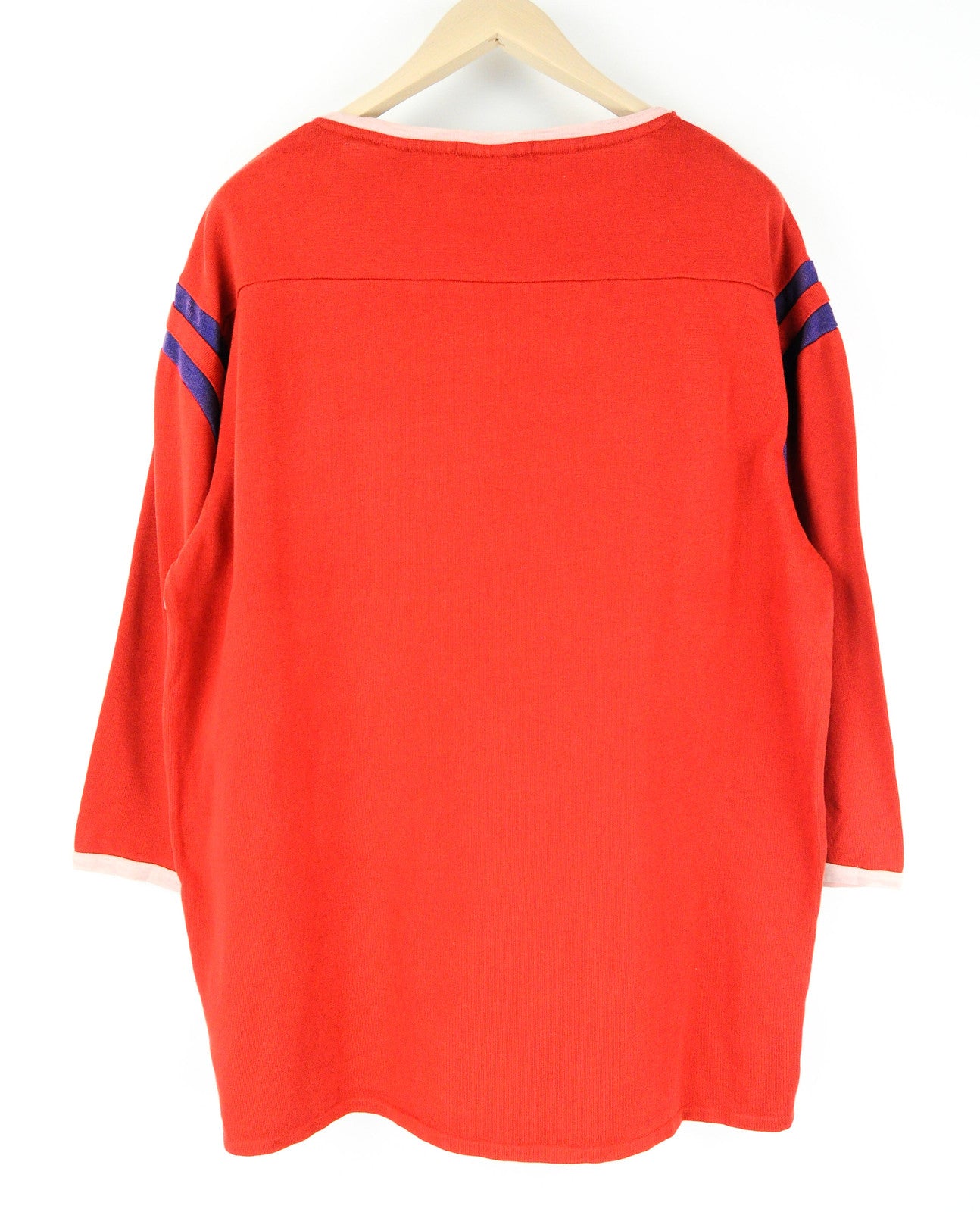 SCOTCH & SODA Ams Blauw Men's Red Cotton T-Shirt 2XL Casual Round Neck Pullover