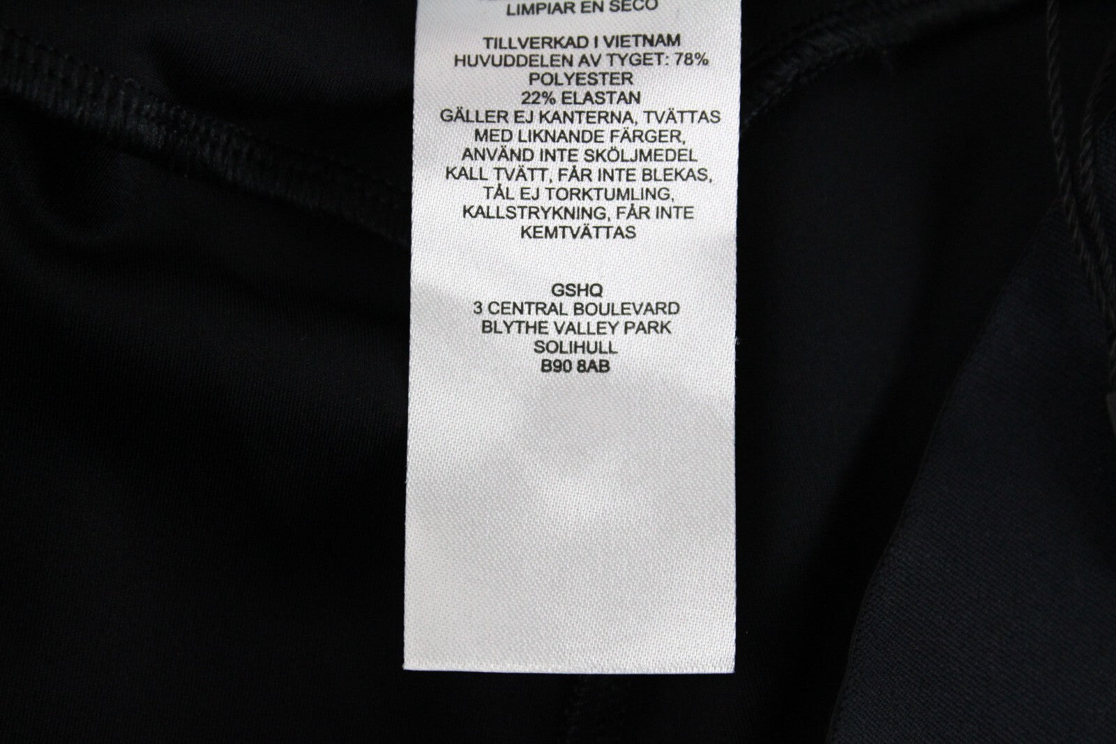 GYMSHARK Womens Leggings S Black Activewear Waistband Stretchy  Focus