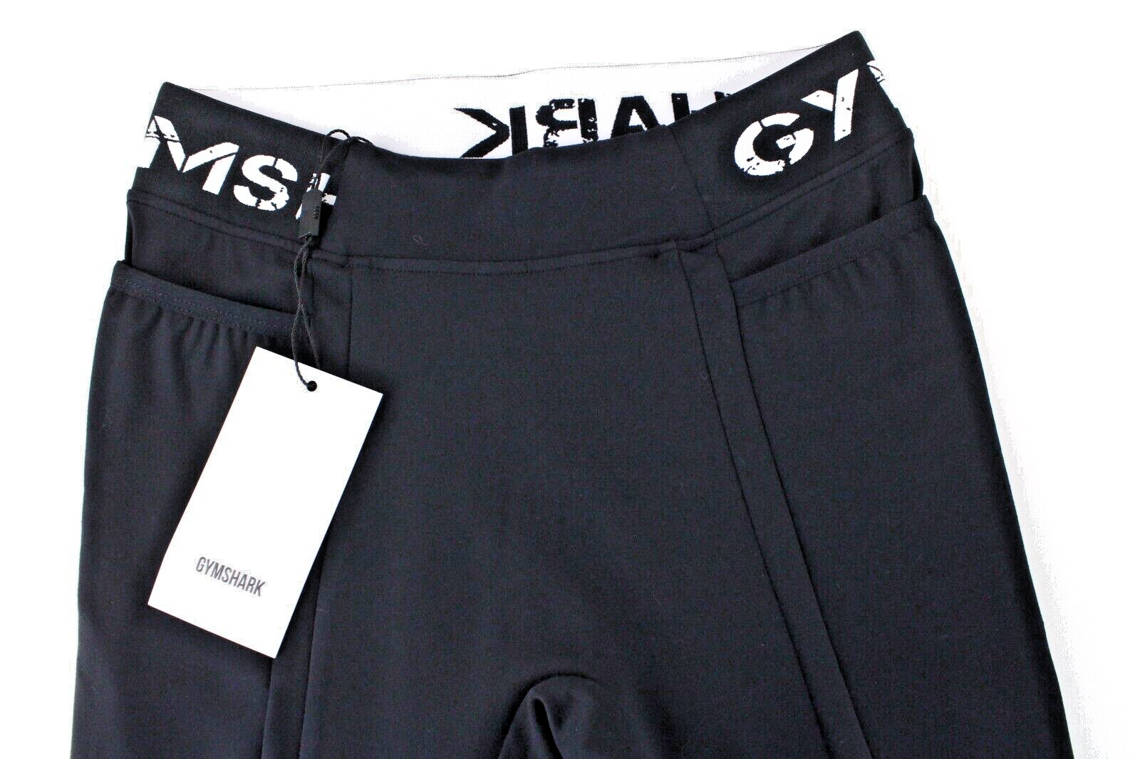 GYMSHARK Womens Leggings S Legacy  Stretchy Activewear Black