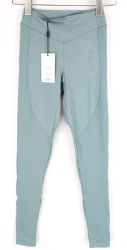 GYMSHARK Womens Leggings S Turquoise Blue Gym Stretchy Lustre Style Activewear