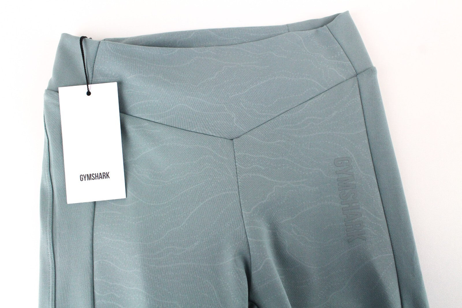 GYMSHARK Womens Leggings S Turquoise Blue Gym Stretchy Lustre Style Activewear