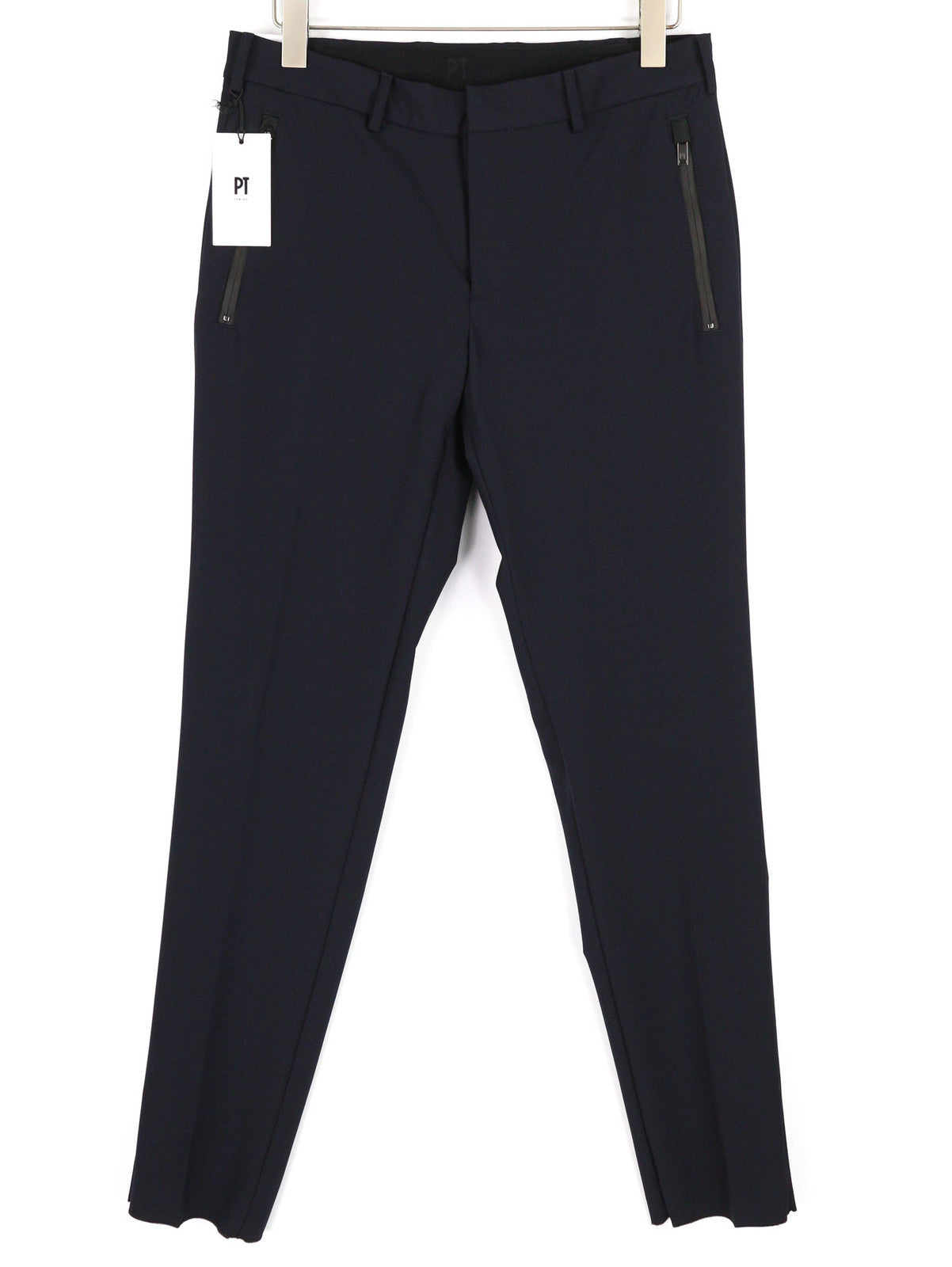 PT TORINO Lamda Men Trousers 48 W31 Slim Zipper Pockets Polyamide Blend Casual