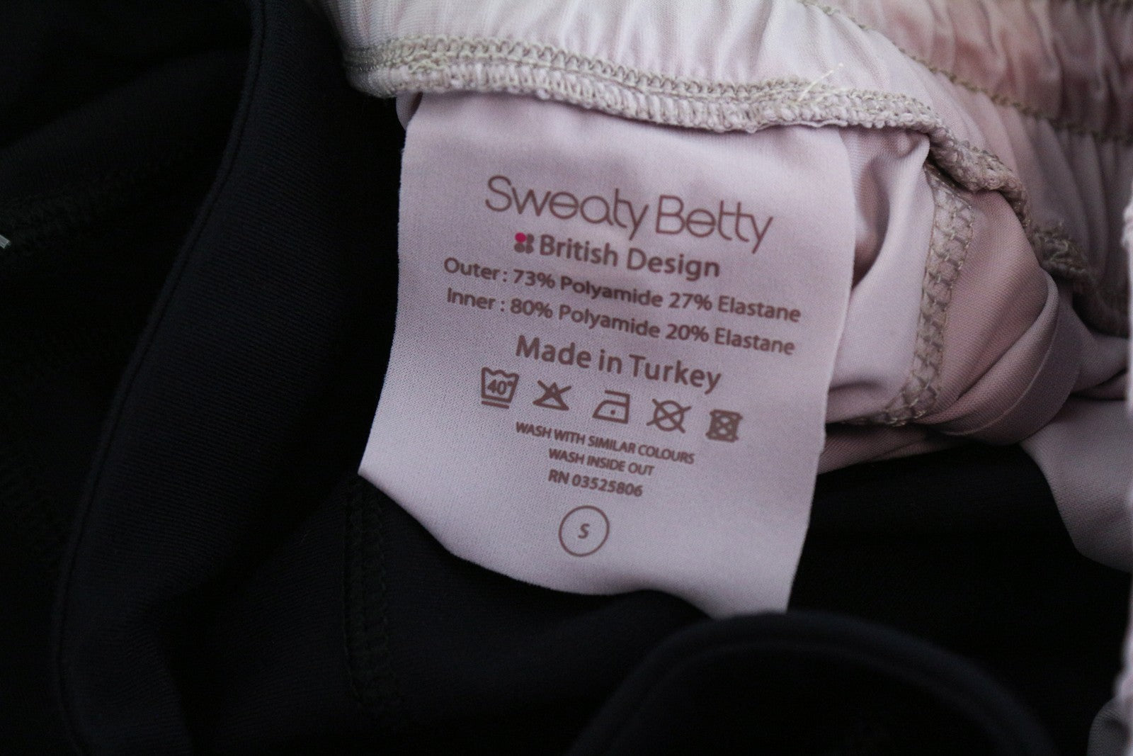 SWEATY BETTY Aerial 2in1 S Purple Layered Gym Shorts Women's Stretch Workout