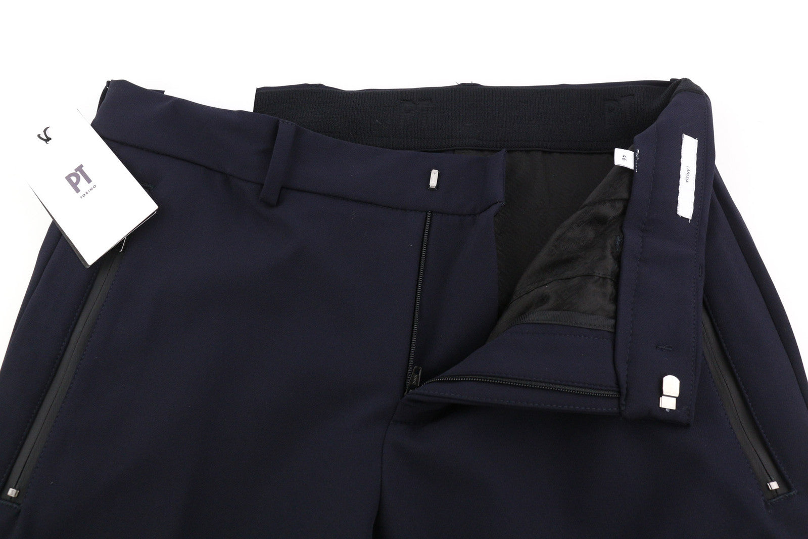 PT TORINO Lamda Men Trousers 46 W30 Slim Zipper Pockets Polyamide Blend Casual