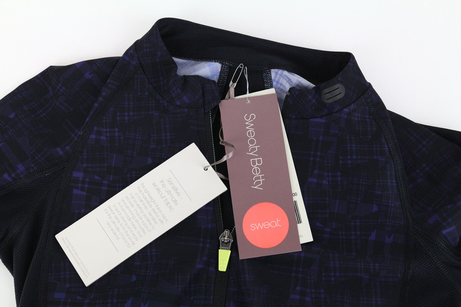 SWEATY BETTY XS Cadence Purple Sweatshirt Stretch Run Sports Top Women's