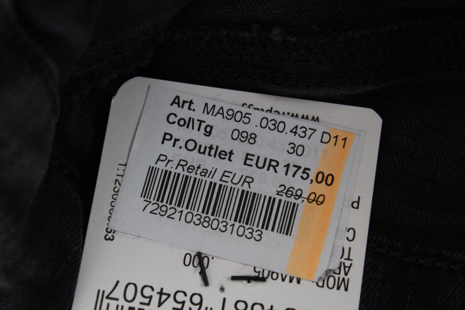 REPLAY Zaldok Men's Grey Skinny Jeans W30/L30 Cotton Stretch Ripped Denim