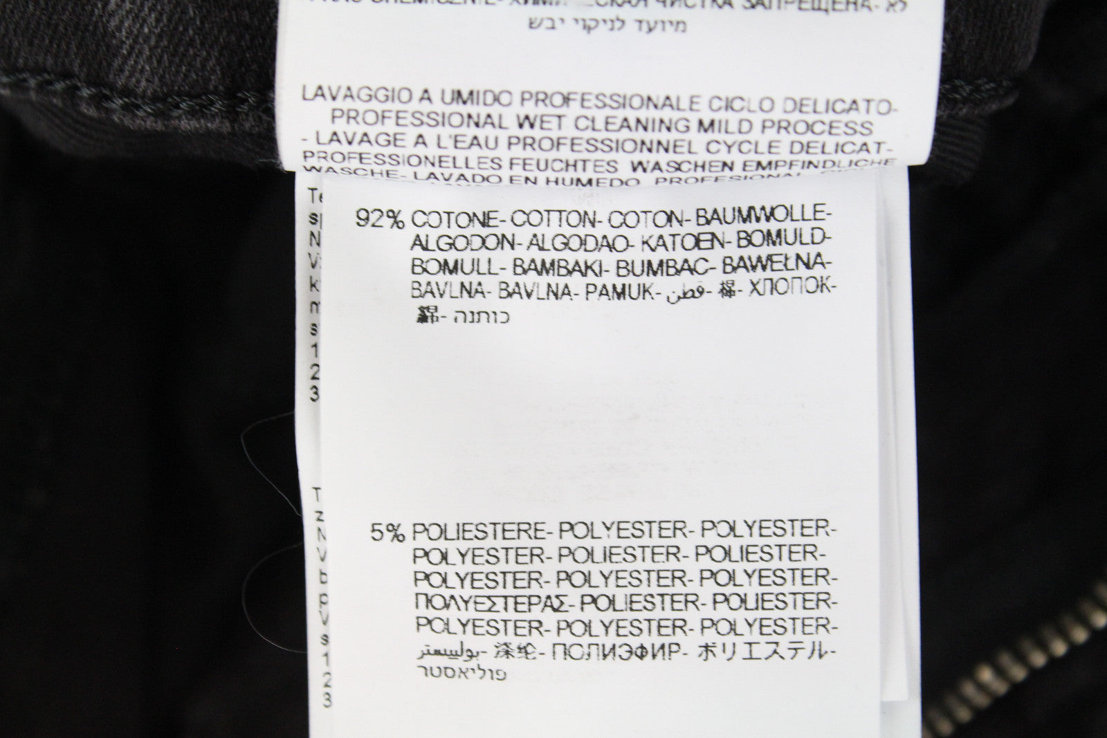 REPLAY Zaldok Men's Grey Skinny Jeans W30/L30 Cotton Stretch Ripped Denim