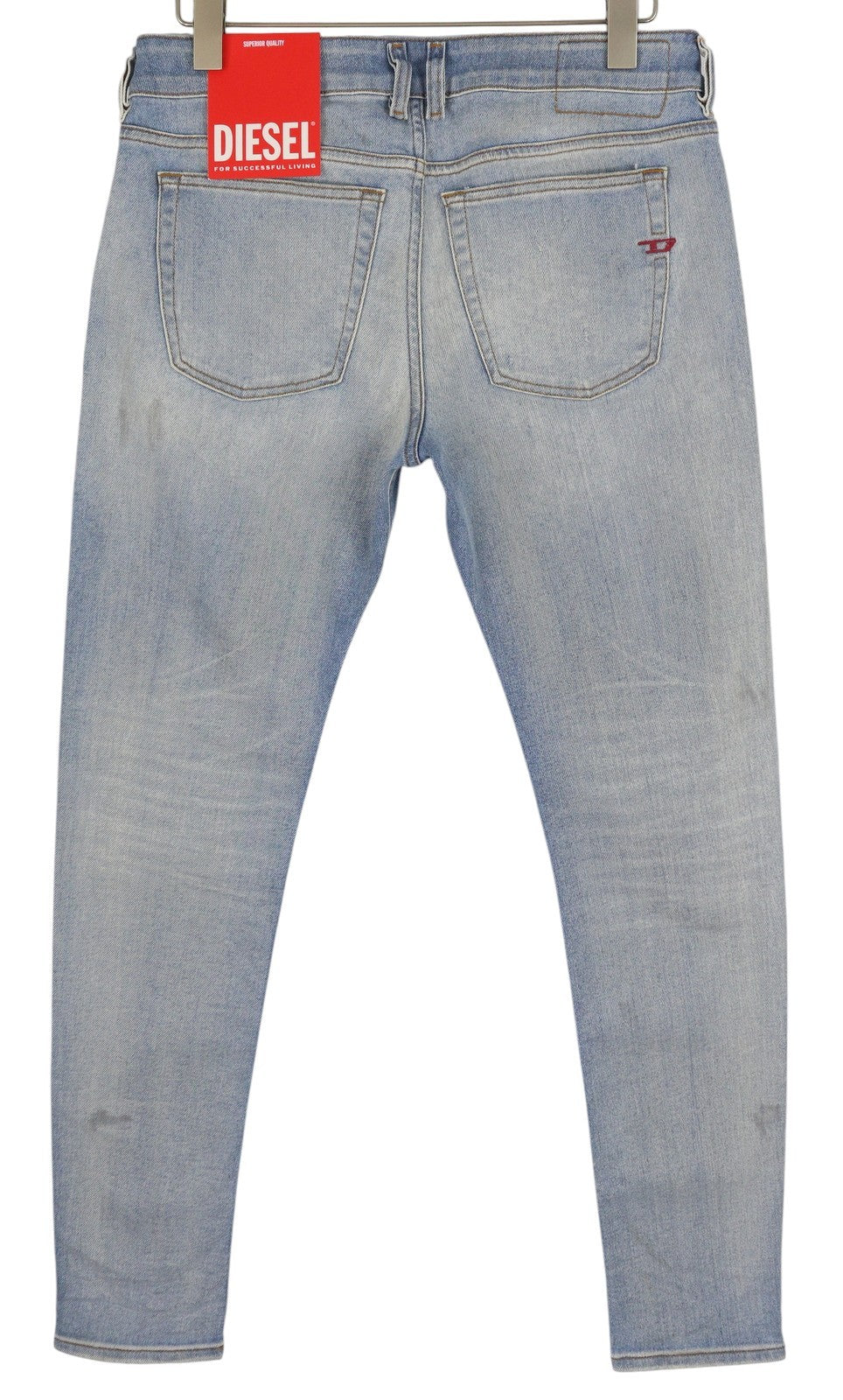 DIESEL 1979 Sleenker 09E89 Men Jeans W32/L32 Low Waist Skinny Denim Blue RRP€295