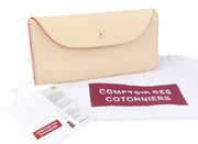 COMPTOIR DES COTONNIERS Stripes Fiery Women Wallet OS Beige Leather RRP€125