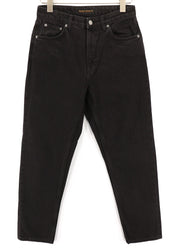 NUDIE JEANS Breezy Britt Womens Jeans W29/L28 Black Worn Zipper  Cotton Denim